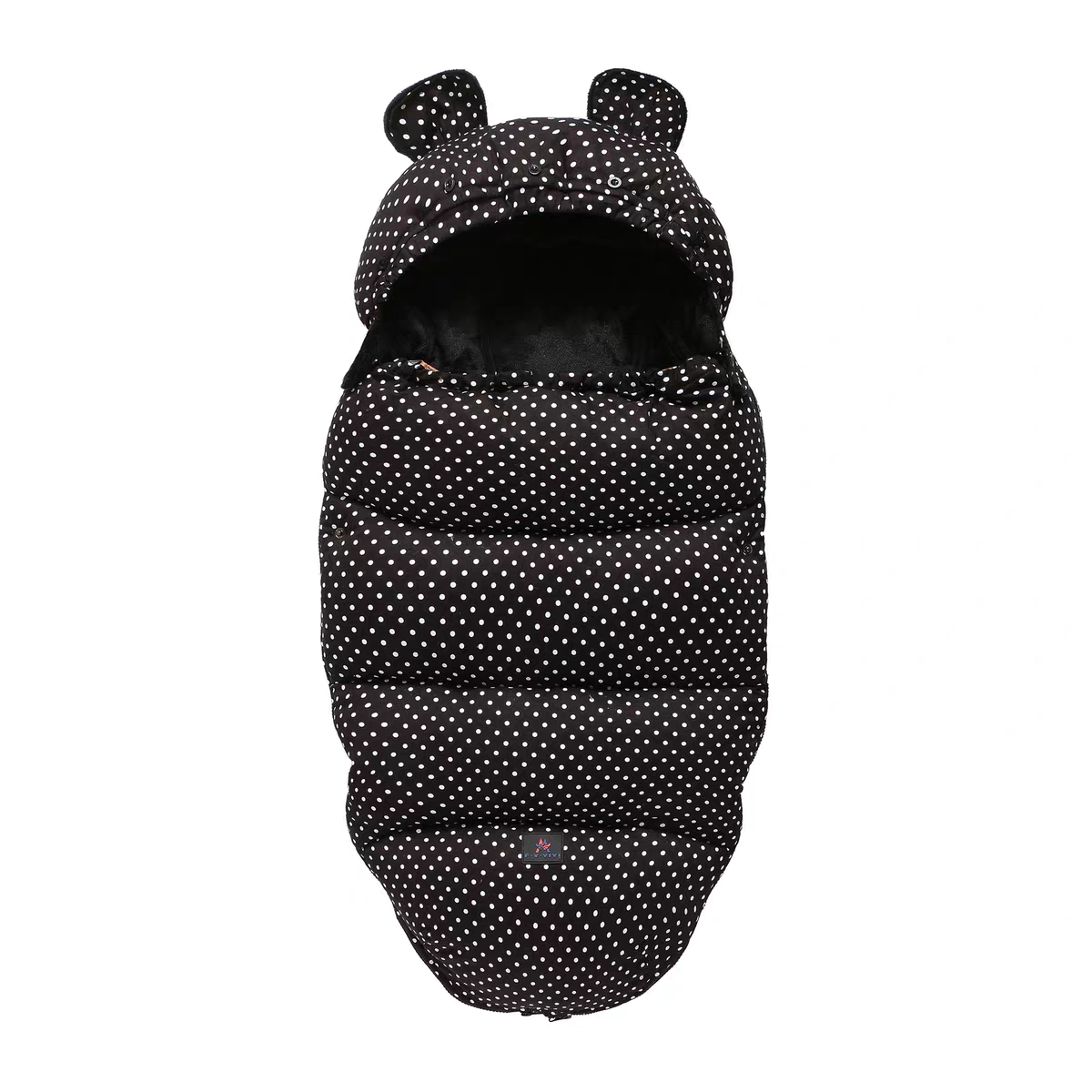 Winter Black Pram Footmuff